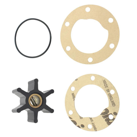 Flexible Rubber Water Pump Impeller 4528-0001 – 6 Blade Neoprene Pin Drive – Fits Yanmar 2GM 3GM, Volvo MD2020