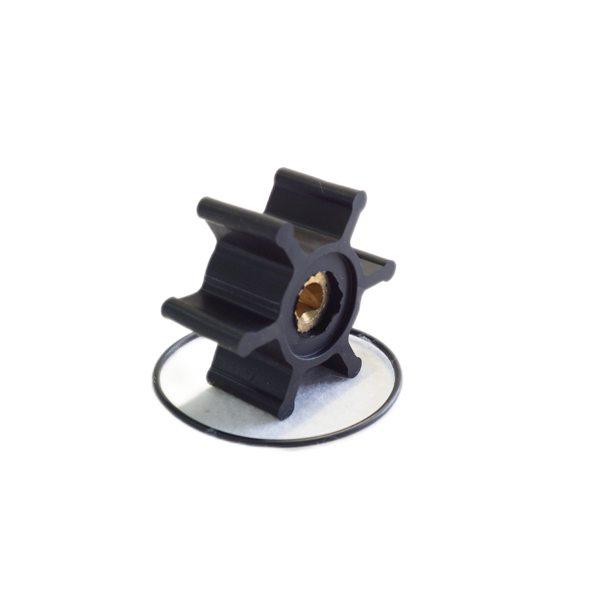 Flexible Rubber Water Pump Impeller 6303-0003 – 6 Blade Nitrile 51 mm Single Flat Drive – Fits Johnson 09-824P-9