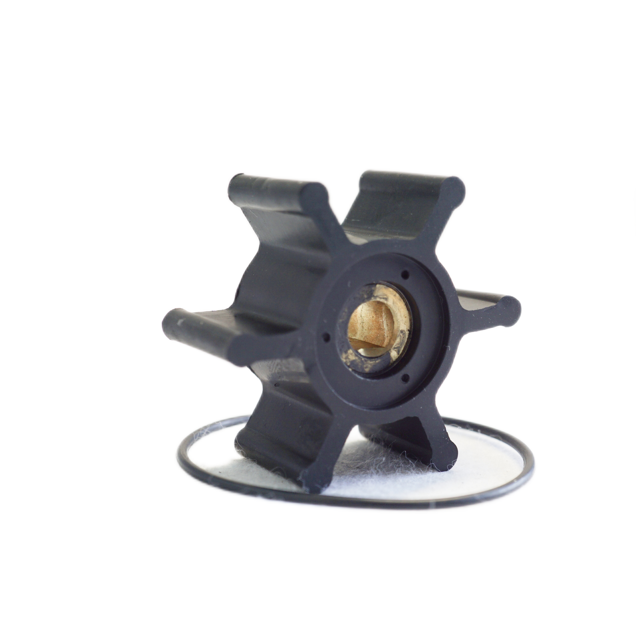 Flexible Rubber Water Pump Impeller 6303-0003 – 6 Blade Nitrile 51 mm Single Flat Drive – Fits Johnson 09-824P-9