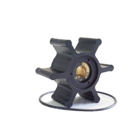 Flexible Rubber Water Pump Impeller 6303-0003 – 6 Blade Nitrile 51 mm Single Flat Drive – Fits Johnson 09-824P-9