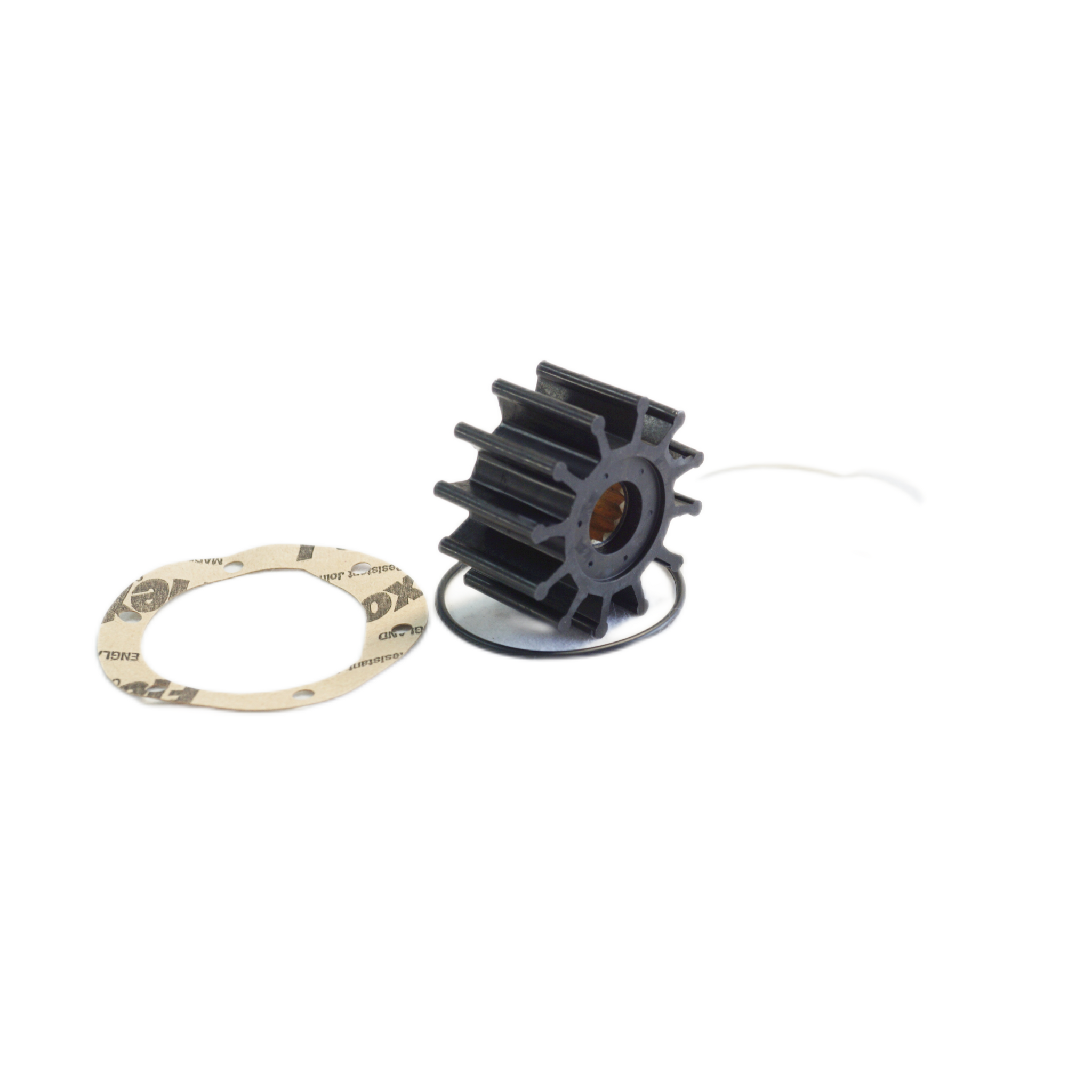 Flexible Rubber Water Pump Impeller 1210-0001 – 12 Blade Neoprene 57 mm 12-Spline – Fits Johnson 09-1027B