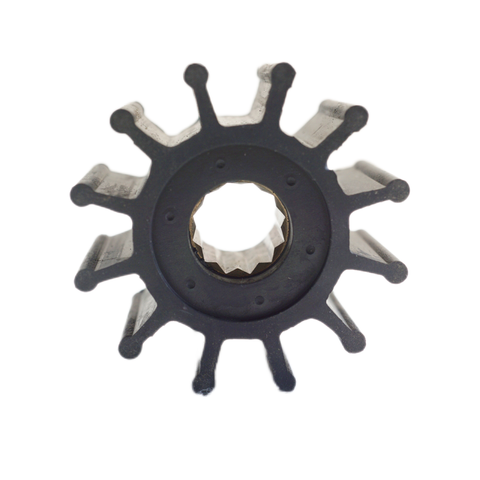 Flexible Rubber Water Pump Impeller 1210-0003 – 12 Blade Nitrile 57 mm 12-Spline – Fits Johnson 09-1027B-9