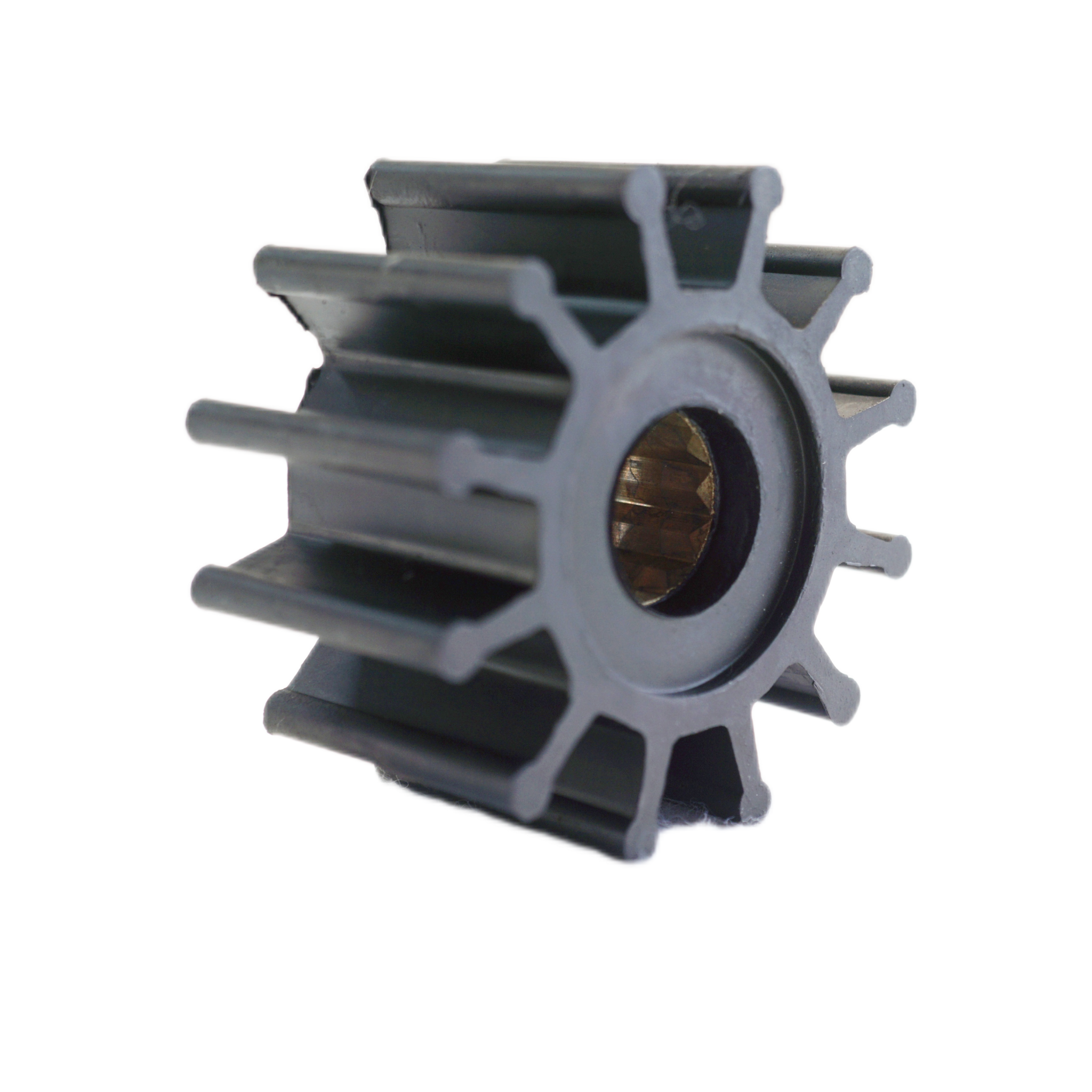 Flexible Rubber Water Pump Impeller 1210-0003 – 12 Blade Nitrile 57 mm 12-Spline – Fits Johnson 09-1027B-9
