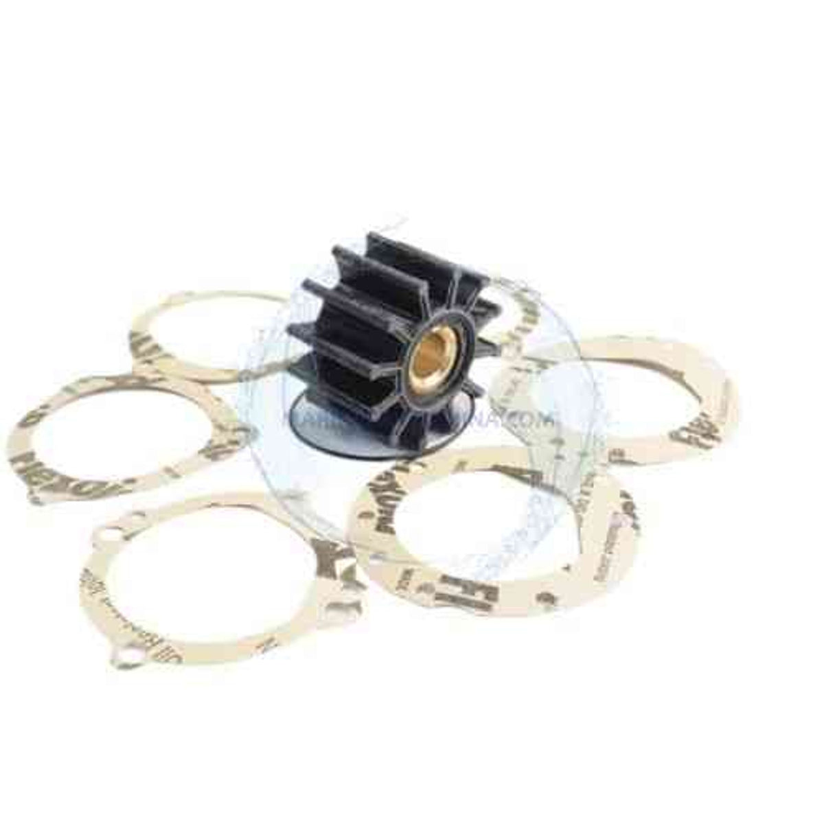 Flexible Rubber Water Pump Impeller 18948-0001 – 12 Blade Neoprene 65 mm Key Drive – Fits Johnson 09-702B-1