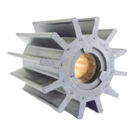 Flexible Rubber Water Pump Impeller 17938-0001 – 12 Blade Neoprene 95 mm Spline – Fits JMP 8326-01
