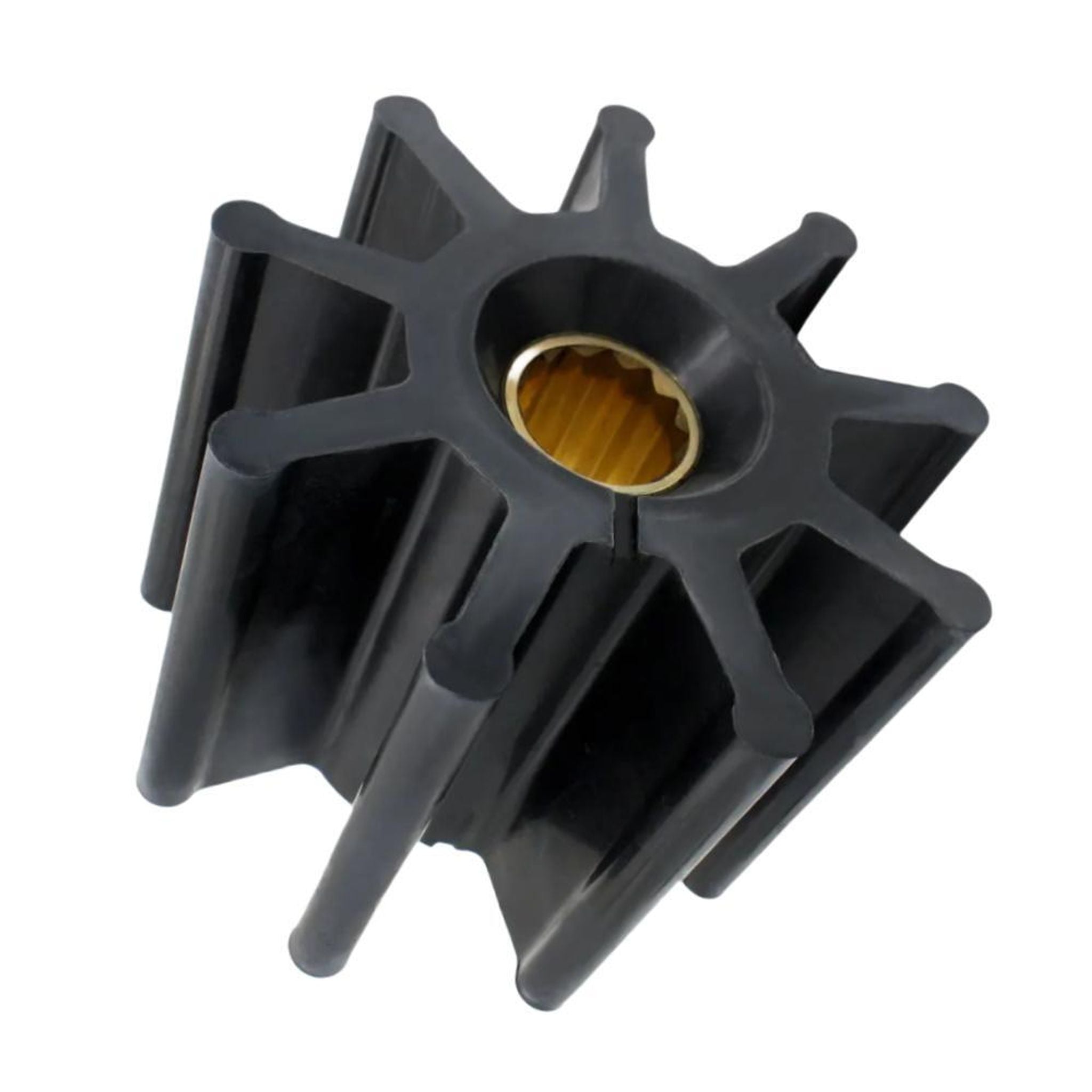 Flexible Rubber Water Pump Impeller 17240-0001 – 9 Blade Neoprene 12-Spline – Fits Jabsco 18789-0001