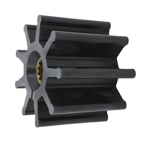 Flexible Rubber Water Pump Impeller 17240-0001 – 9 Blade Neoprene 12-Spline – Fits Jabsco 18789-0001
