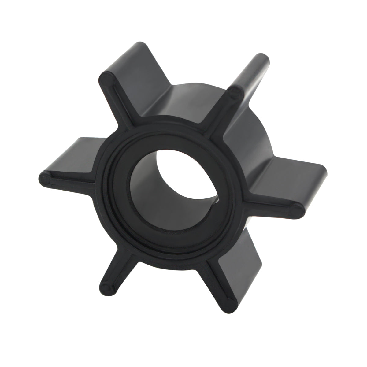 Water Pump Impeller for Mercury/Tohatsu/Evinrude Impeller 3 to 5 HP 2-stroke + 2,5/4/5/6 HP 4-stroke 1 cyl 47-161543 JLM Marine