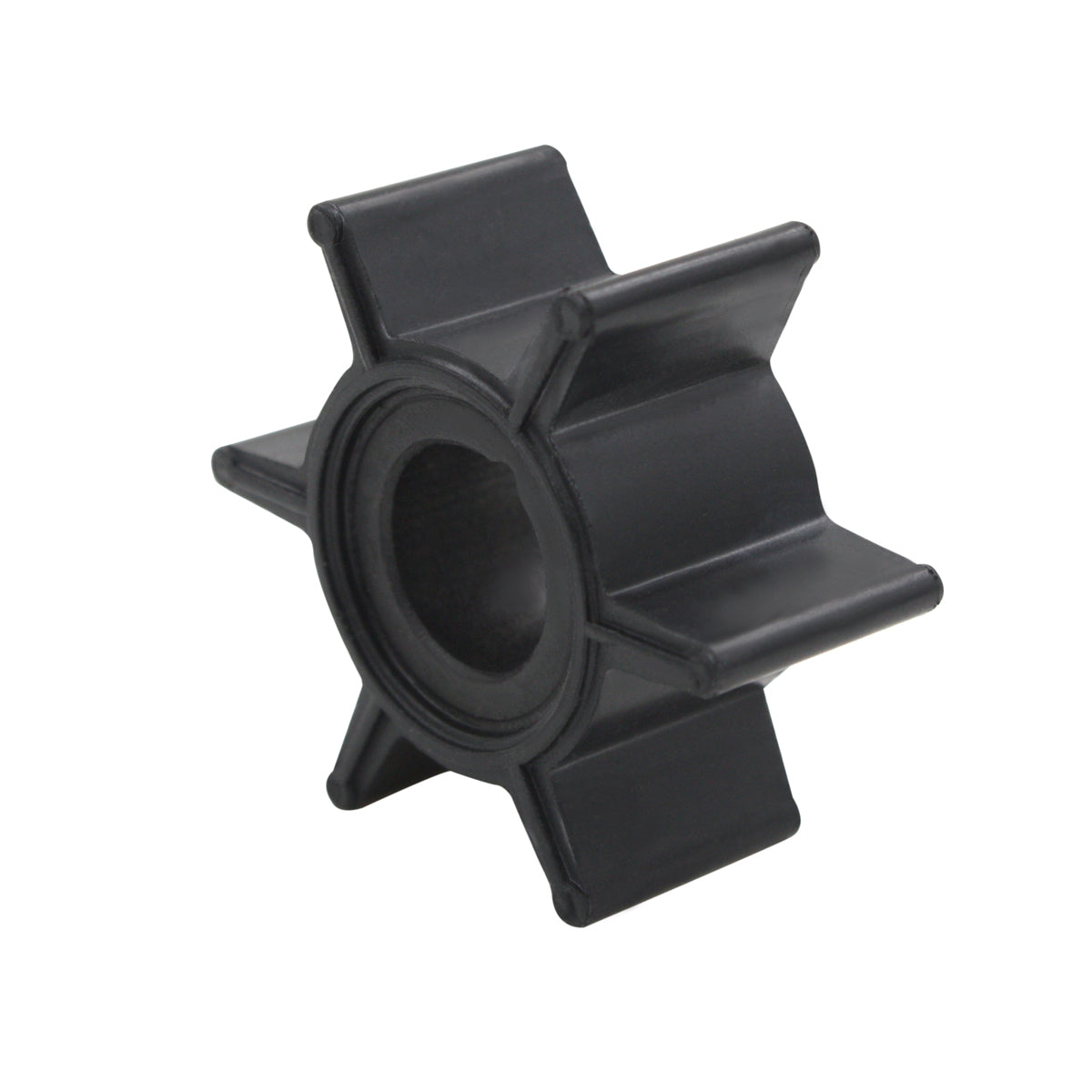 Water Pump Impeller for Mercury/Tohatsu/Evinrude Impeller 3 to 5 HP 2-stroke + 2,5/4/5/6 HP 4-stroke 1 cyl 47-161543 JLM Marine