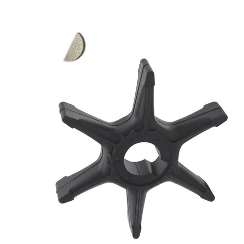 Water Pump Impeller with Key for Yamaha 20HP/25HP 2-Stroke Outboard Engines (20A/20B/25A Series)6G0-44352 JLM Marine