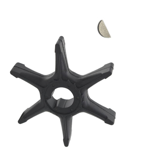 Water Pump Impeller with Key for Yamaha 20HP/25HP 2-Stroke Outboard Engines (20A/20B/25A Series)6G0-44352 JLM Marine
