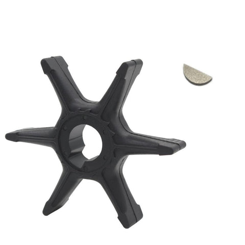 Water Pump Impeller with Key for Yamaha 20HP/25HP 2-Stroke Outboard Engines (20A/20B/25A Series)6G0-44352 JLM Marine