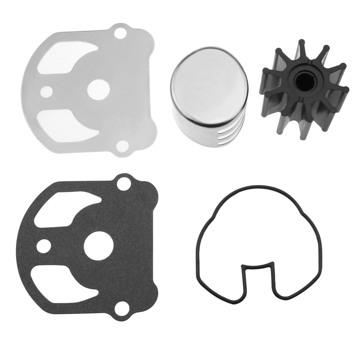 Water Pump Impeller Kit for Evinrude Johnson OMC Cobra Gearcase Assemblies 984461 JLM Marine