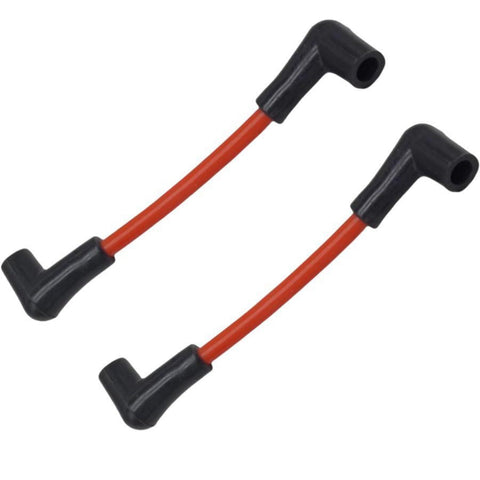 2 Pcs 6 inches Spark Plug Wires fit OMC Johnson Evinrude V4-V6 10-235 HP Outboard Motors     18-8816