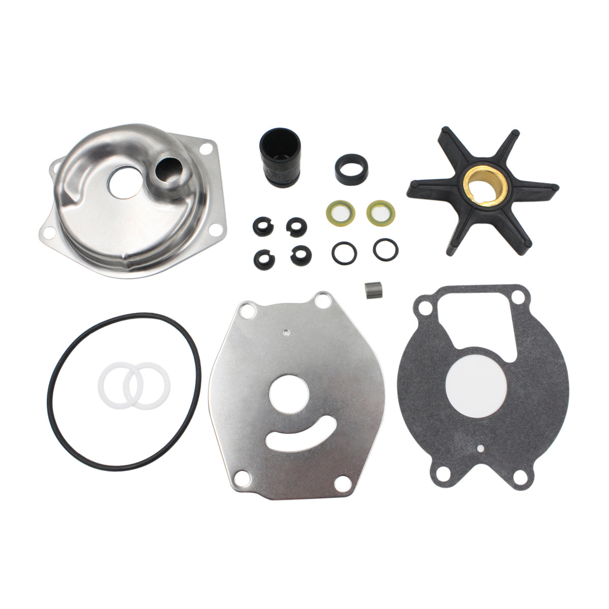 Water Pump Impeller Kit for Mercury 2 Str 15-25 HP 4 Str 9.9-15 HP 99157T2