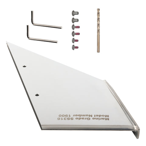 JLM Marine Skeg Guard model 1900 - kit contents