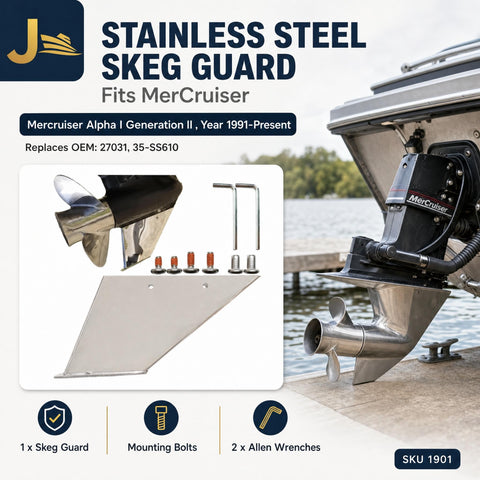 Skeg Guard for MerCruiser Alpha One Gen II 1991+ (Replaces 27031)