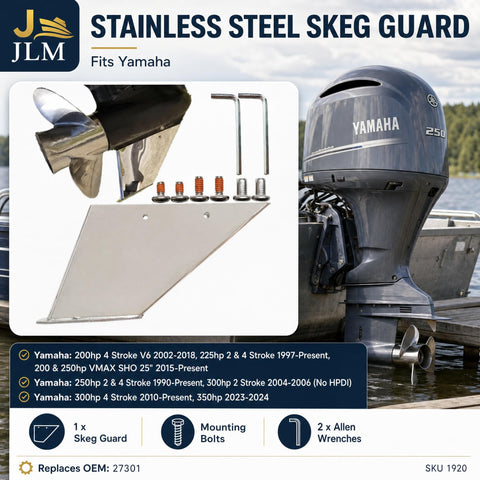 Skeg Guard for Yamaha 200-250HP V6 & VMAX SHO (Replaces 27301)