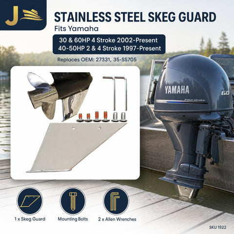 Skeg Guard for Yamaha 30-60HP 4-Stroke & 40-50HP (Replaces 27331)