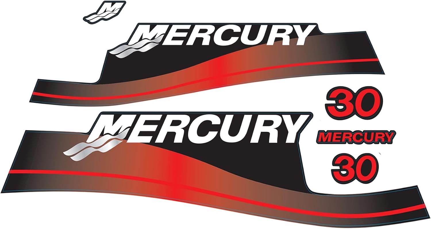 1999-2005 Mercury 30 hp FourStroke decal set 803640A0