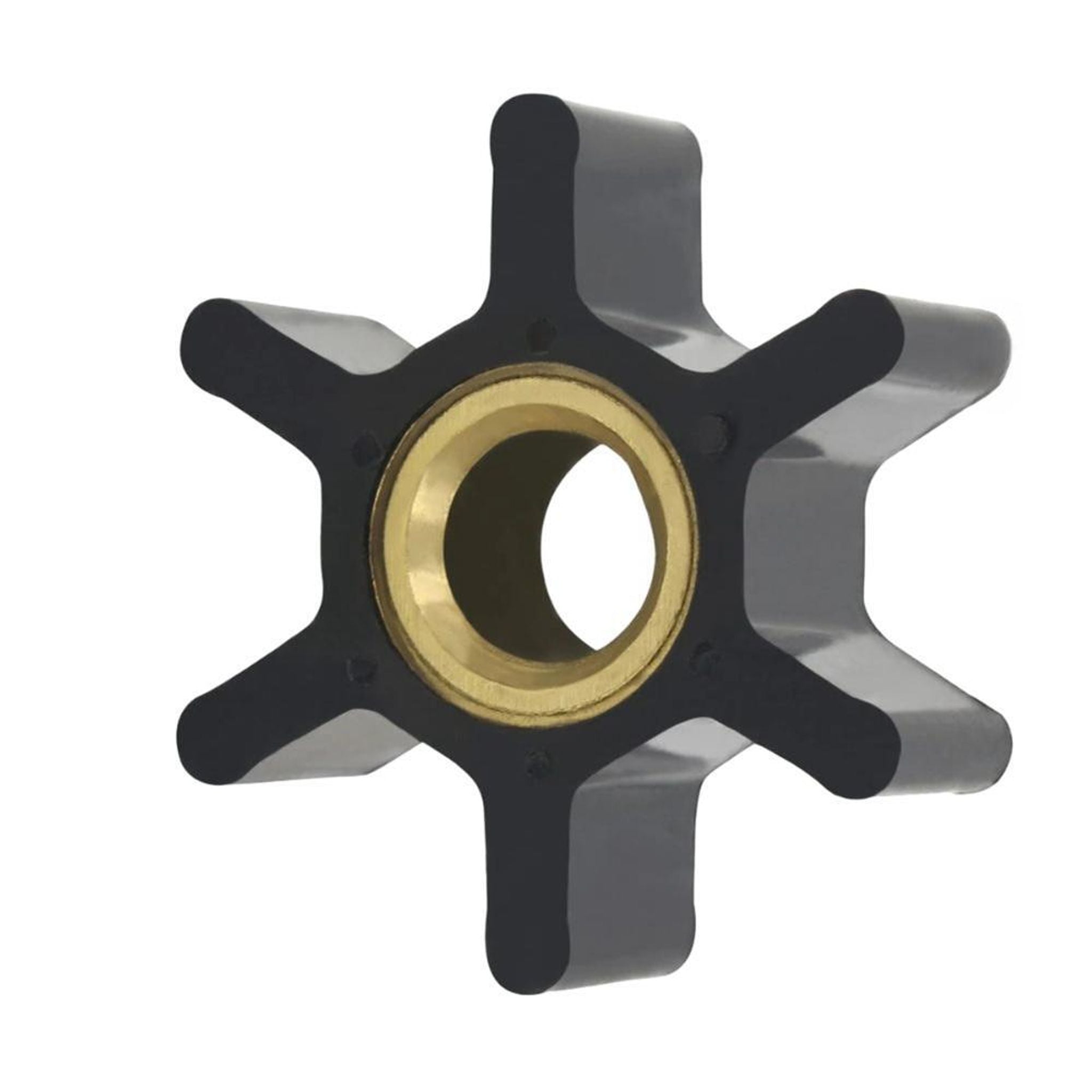 Flexible Rubber Water Pump Impeller 21414-0001 – 6 Blade Neoprene D-Bore – Fits Yanmar 128170-42070