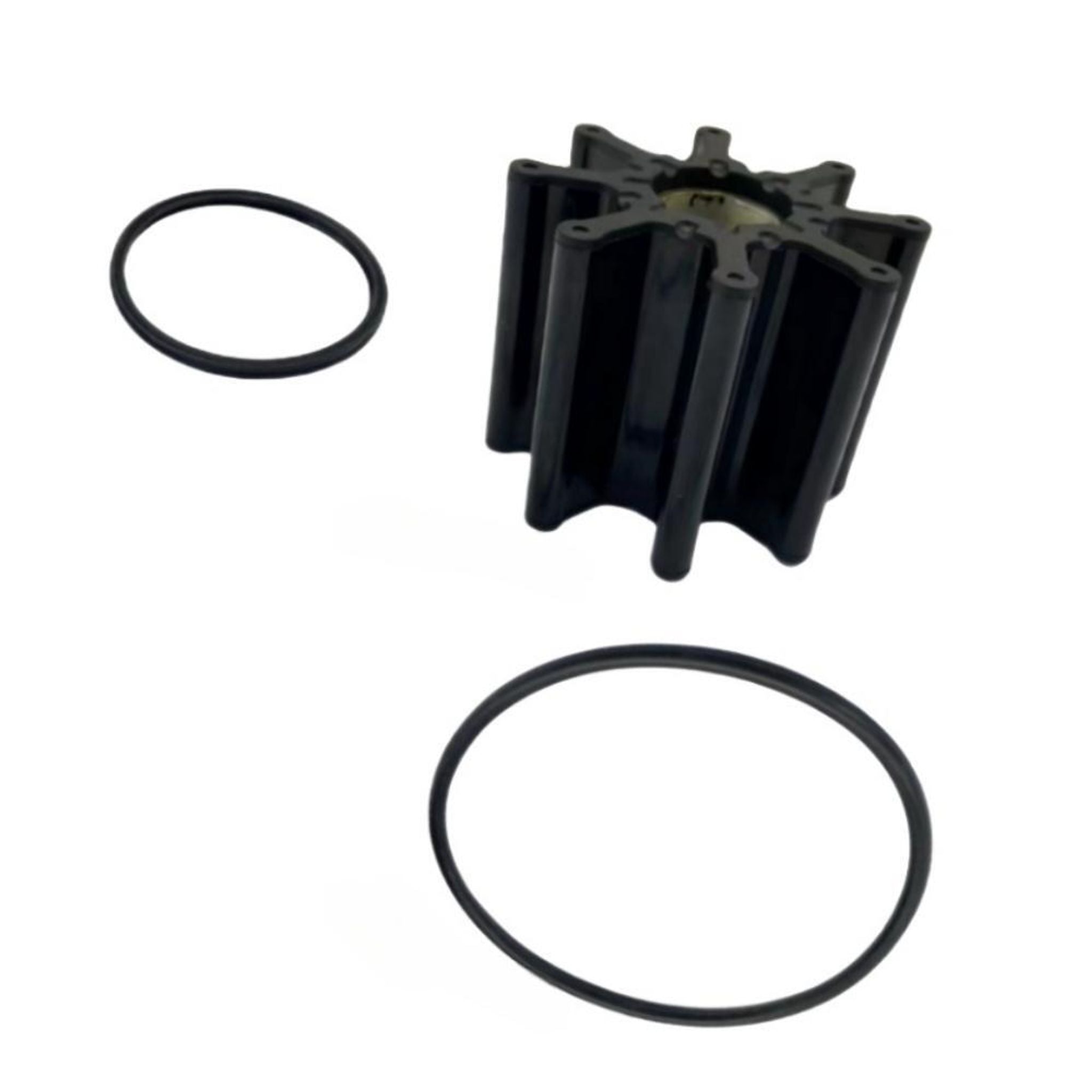 Flexible Rubber Water Pump Impeller 17954-0001 – 10 Blade Neoprene Single-Flat – Fits DJ 09-201-1001