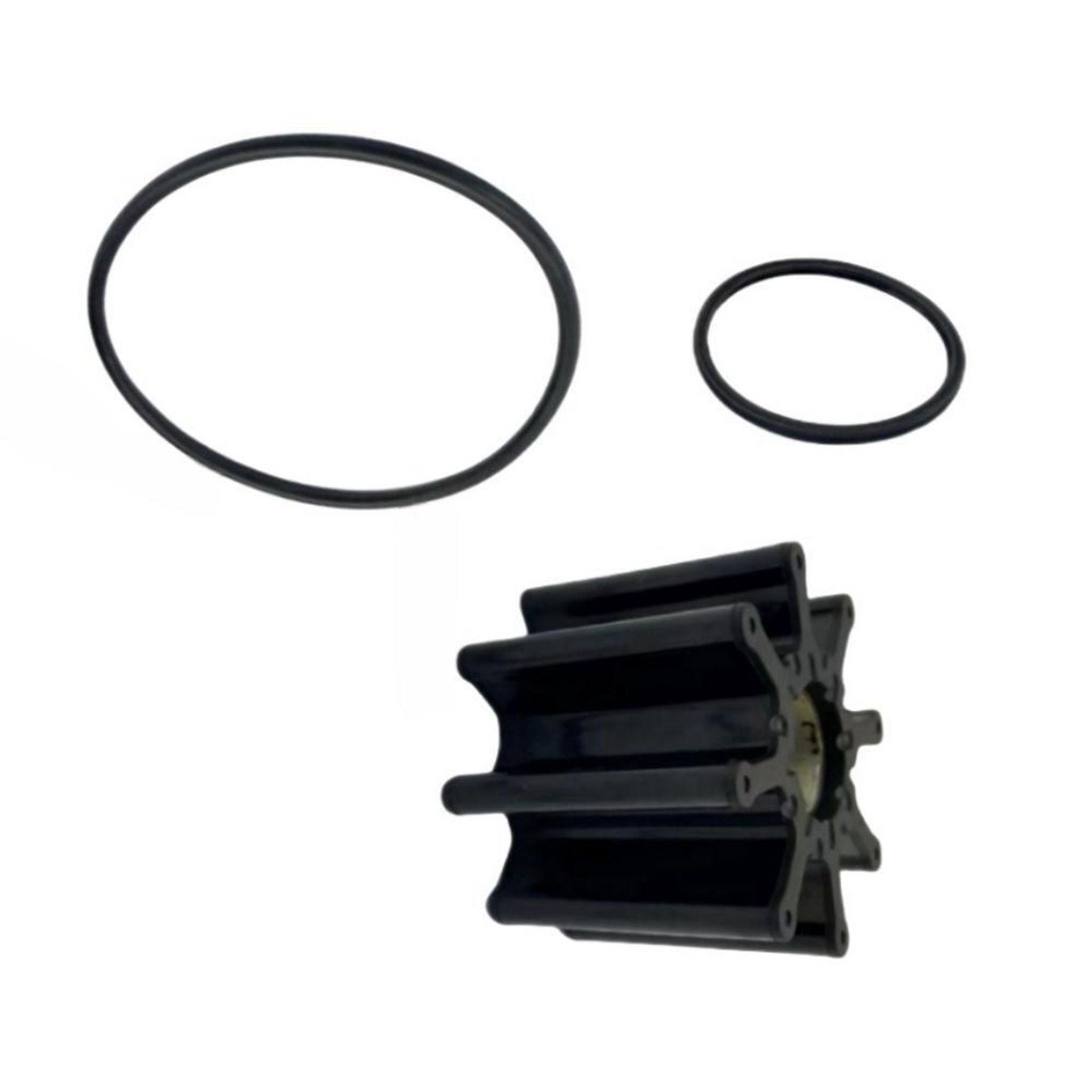 Flexible Rubber Water Pump Impeller 17954-0001 – 10 Blade Neoprene Single-Flat – Fits DJ 09-201-1001