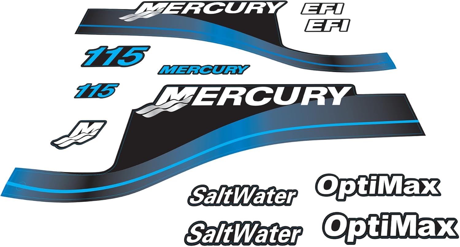 2005 Mercury 115 hp FourStroke EFI Decal Set 881649A05