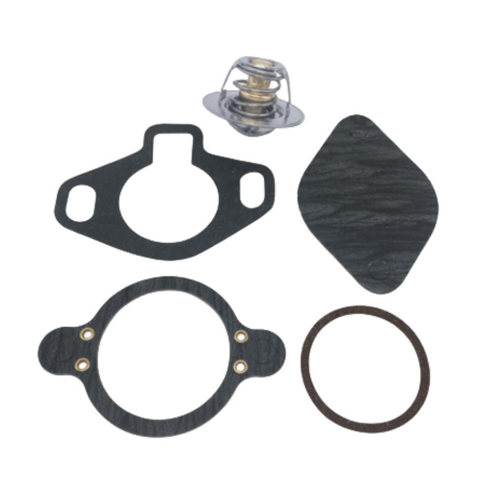 thermostat kit 160 jlm marine for mercruiser v6 v8 with gaskets