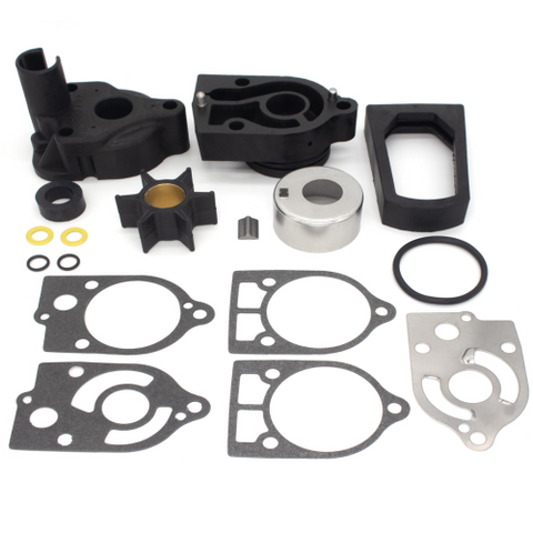 Water Pump Impeller Repair Kit – Fits Mercury Marine 30 JET, 35-70 HP Outboards (Replaces 46-77177A3, 46-77516A3, 46-73640A2)