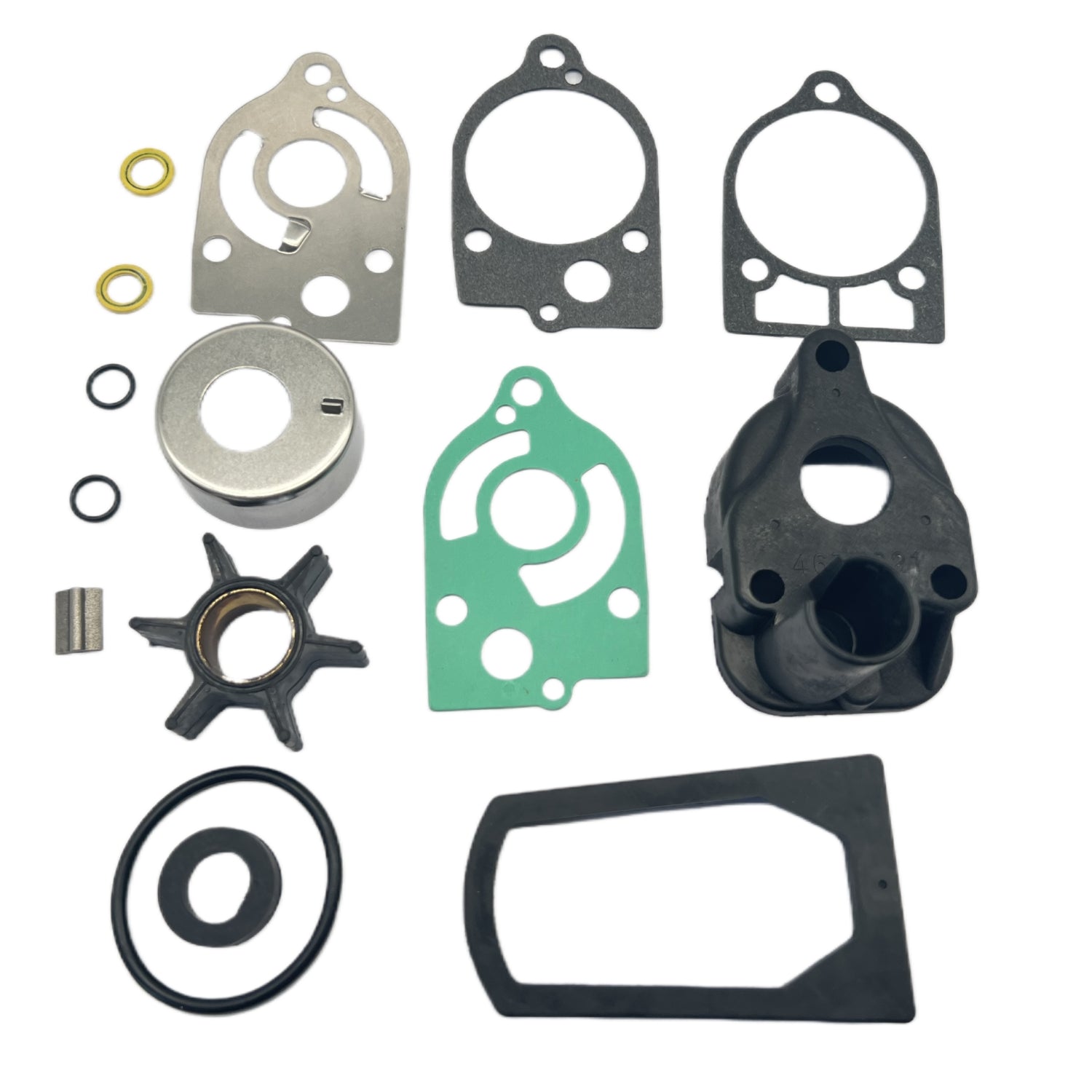 Water Pump Impeller Kit without Housing for Mercury Mariner / BRP Johnson / Evinrude 46-77177A3 JLM Marine