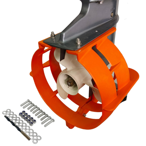 11" Propeller Safety Guard - Fits 25-35 HP Outboard Motors (Orange)