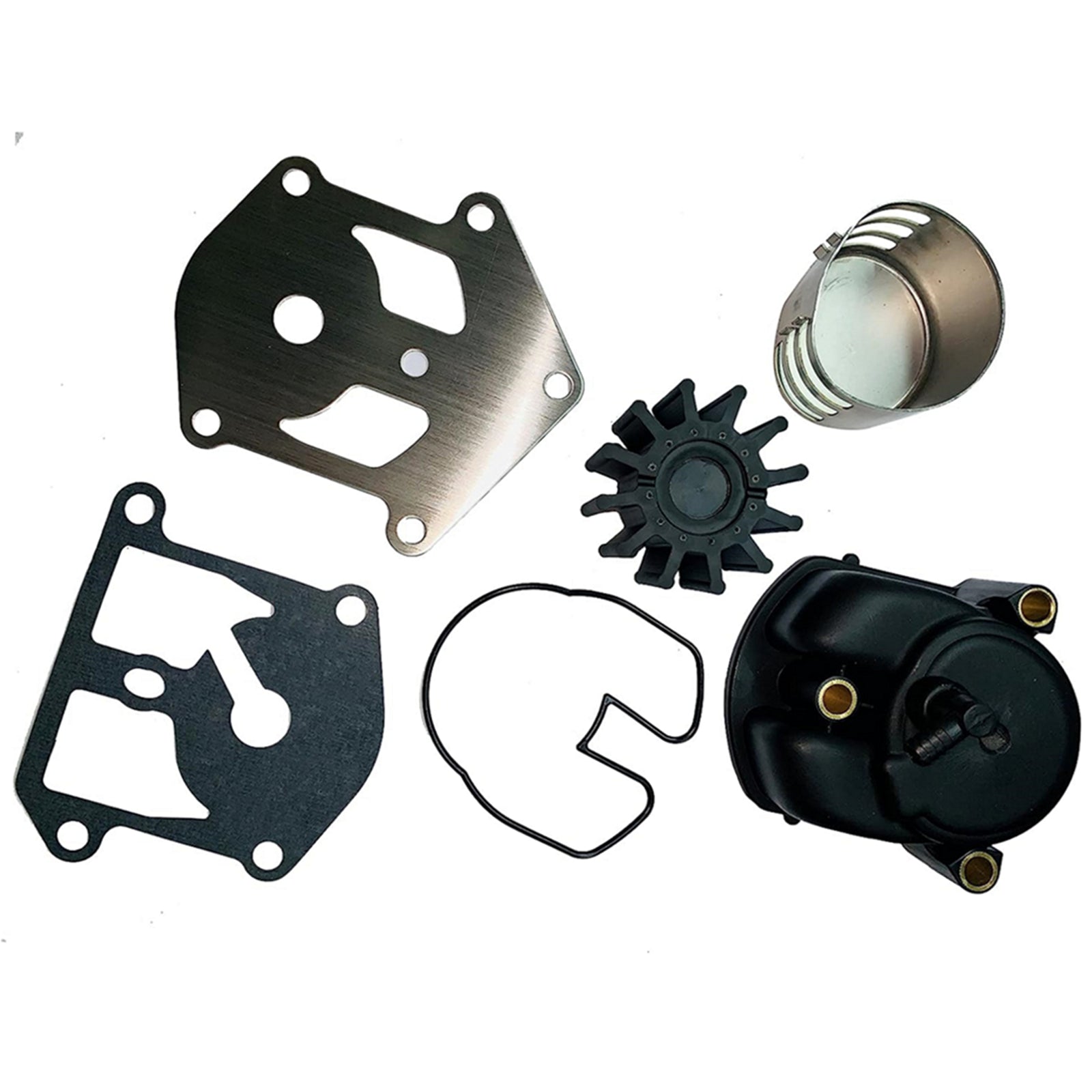 Water Pump Impeller Kit for Evinrude Johnson OMC 3854661 987253 987743 JLM Marine