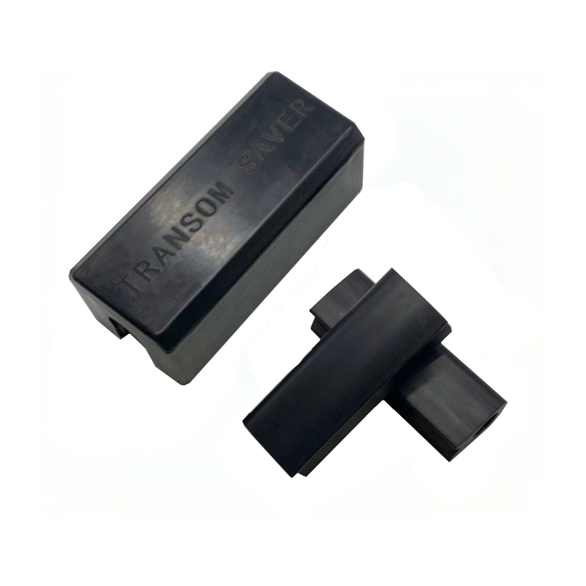 Single Ram Transom Saver Kit – Black Rectangular Body + 2 Black Trailering Motor Locks – Fits Yamaha/Mercury/Honda/Suzuki