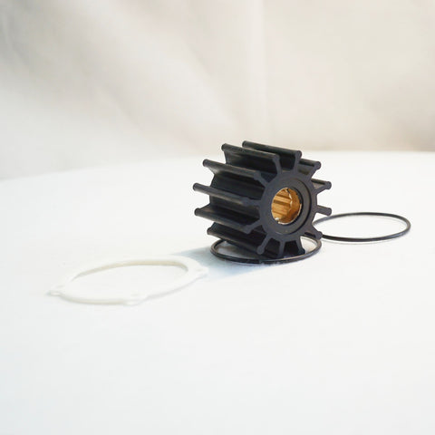 Flexible Rubber Water Pump Impeller 13554-0001 – 12 Blade Neoprene 57 mm 48 mm 12-Spline – Fits Johnson 09-812B