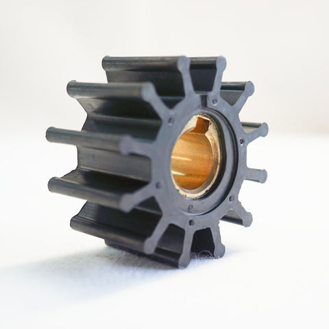 Flexible Rubber Water Pump Impeller 4568-0001 – 12 Blade Neoprene 57 mm Key Drive – Fits Johnson 09-801B