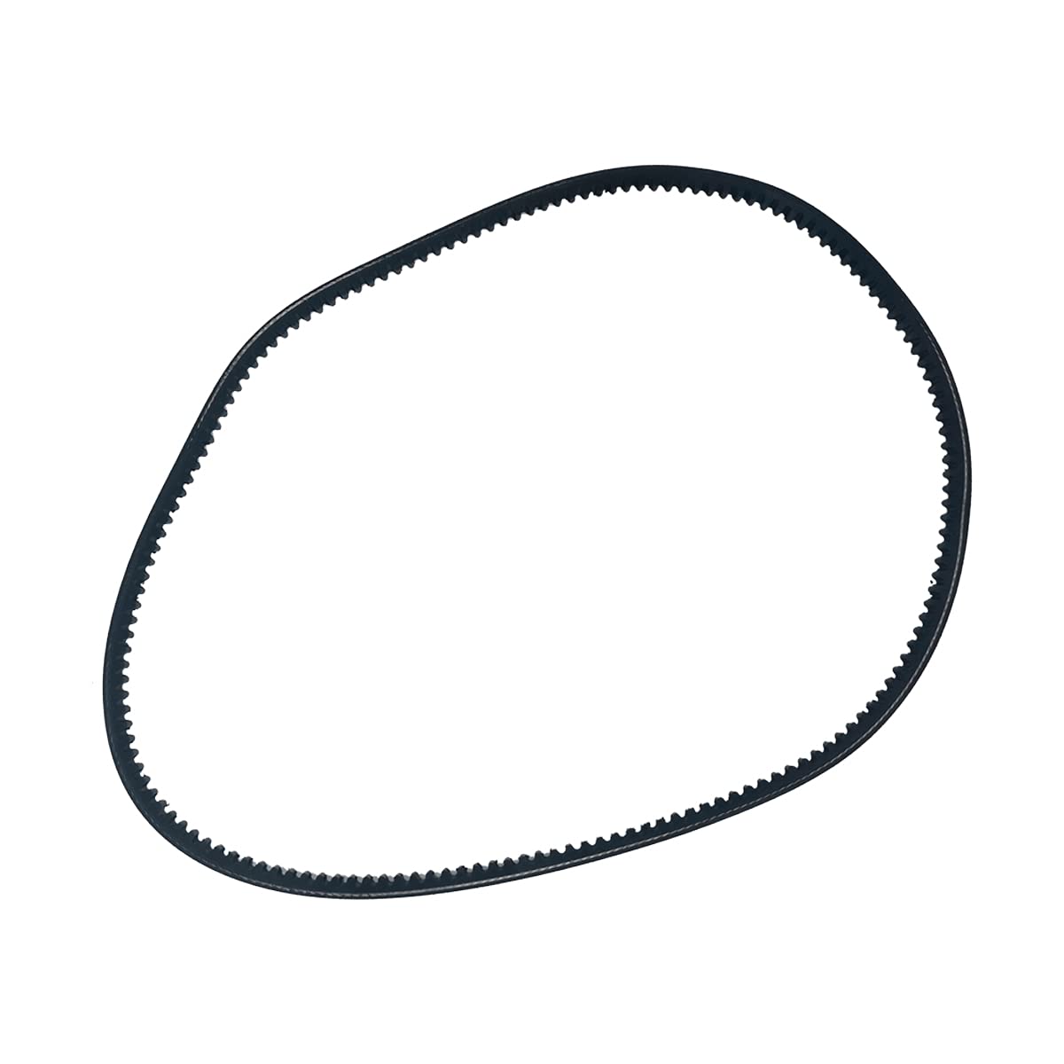 photo of jlm marine v-belt 57-862054q for mercruiser 3.0l with black teeth on inner surface