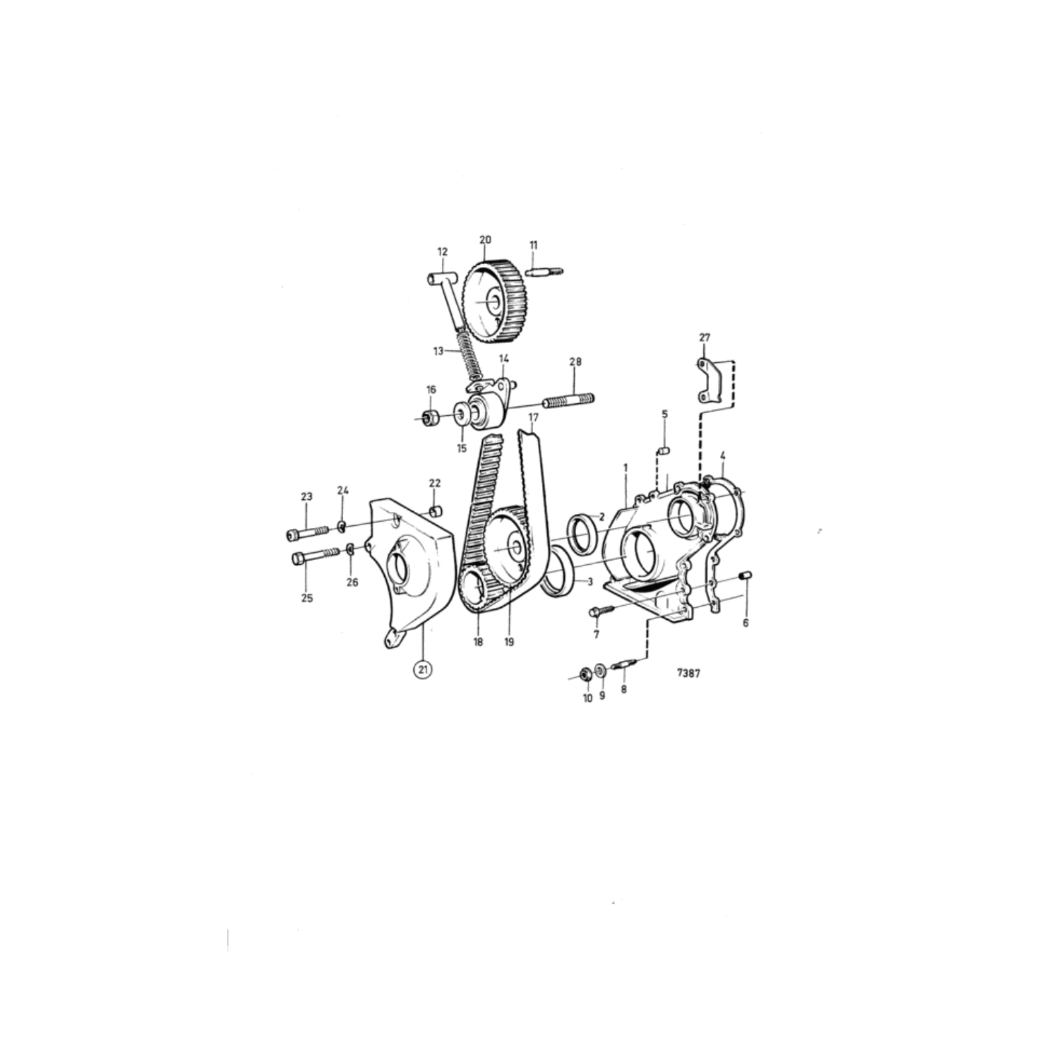 Timing Belt for Volvo Penta 230A, 250, 251 (463377) - JLM MARINE