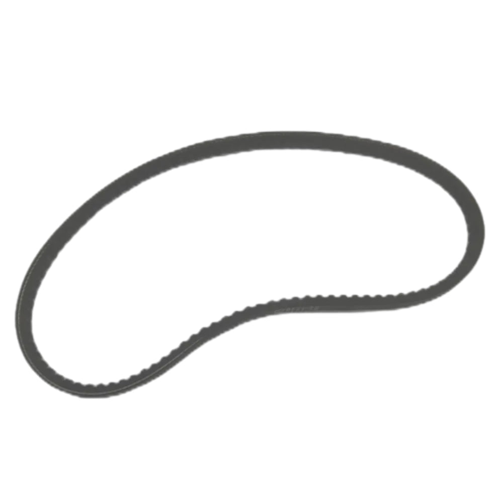 photo of JLM Marine v-belt 57-13457, dark gray, textured inside, for Mercruiser Volvo OMC 4.3L 5.0L 5.7L 7.4L 8.2L engines