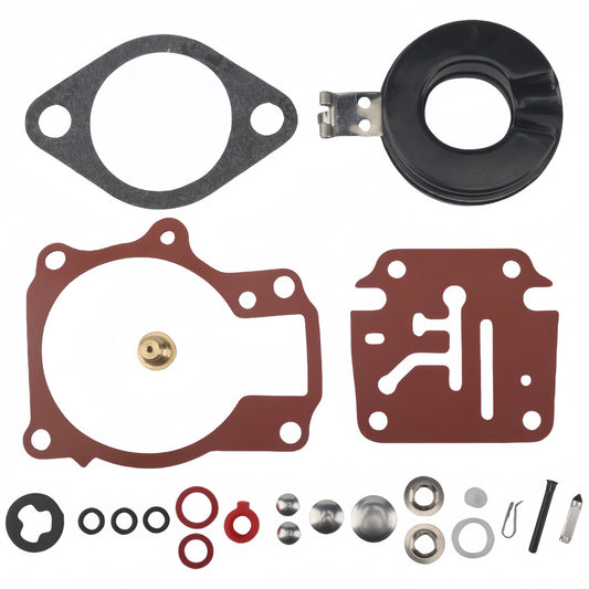 Carburetor Rebuild Kit for Johnson Evinrude 18-75 HP 396701 879054A1 - JLM MARINE