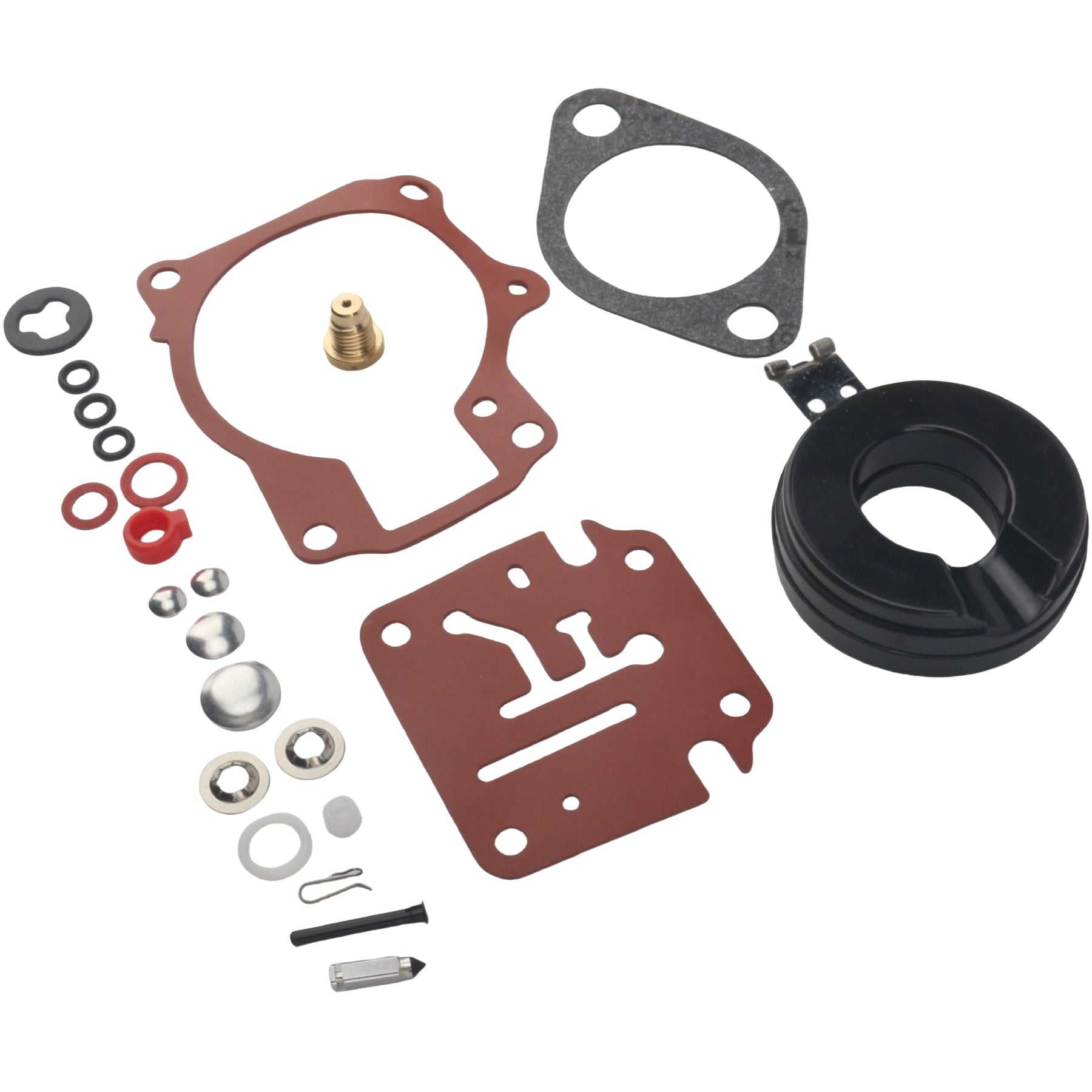 2x Carburetor Rebuild Kit For Johnson Evinrude 45-75 HP – Sierra 18-7222 Compatible, Gaskets, Float, Needle & Seat