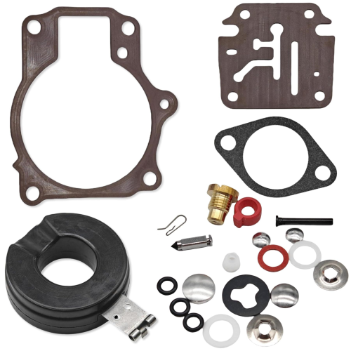 Carburetor Rebuild Kit – Fits Johnson/Evinrude 18-75 HP 2-Stroke Outboards (Replaces 396701, 398729, 392061)