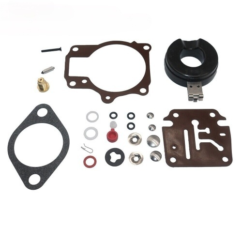 Carburetor Rebuild Kit – Fits Johnson/Evinrude 18-75 HP 2-Stroke Outboards (Replaces 396701, 398729, 392061)