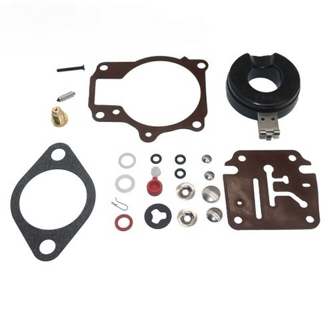 Carburetor Rebuild Kit – Fits Johnson/Evinrude 18-75 HP 2-Stroke Outboards (Replaces 396701, 398729, 392061)