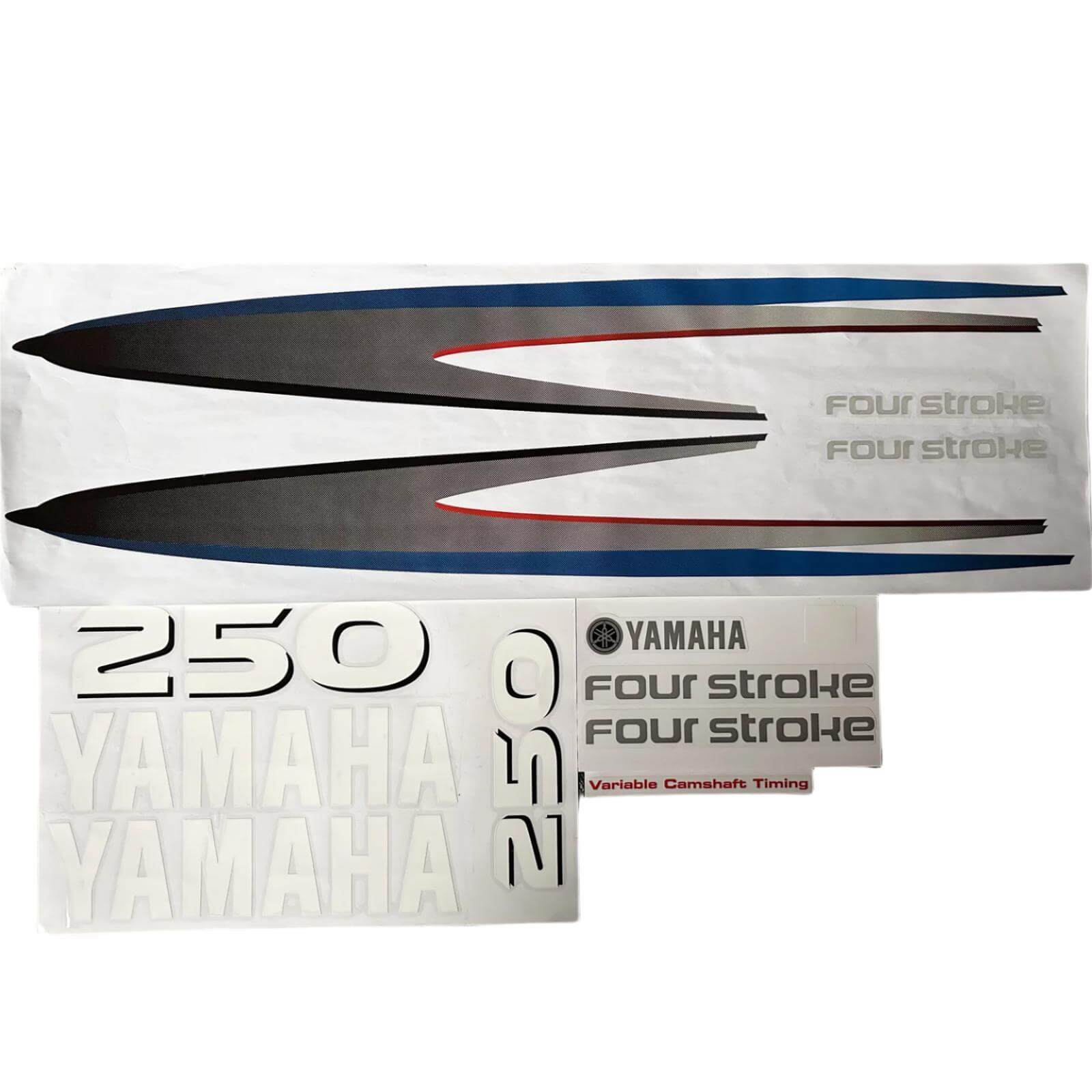 Yamaha MAR-426KT-70-03 - F250 Outboard Canary Yellow Cowling Decal Graphics Kit - Complete Set - F250 4.2L V6