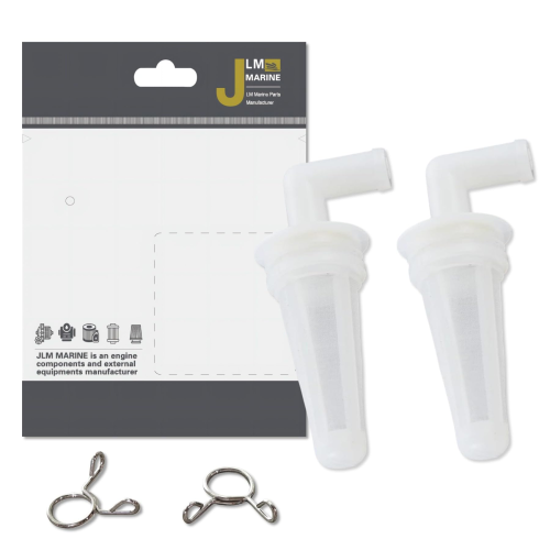 Inline Fuel Filter – Fits Johnson/Evinrude V4/V6 60° 90-175 HP (Replaces 433190, 765553)