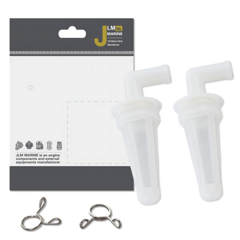 Inline Fuel Filter – Fits Johnson/Evinrude V4/V6 60° 90-175 HP (Replaces 433190, 765553)