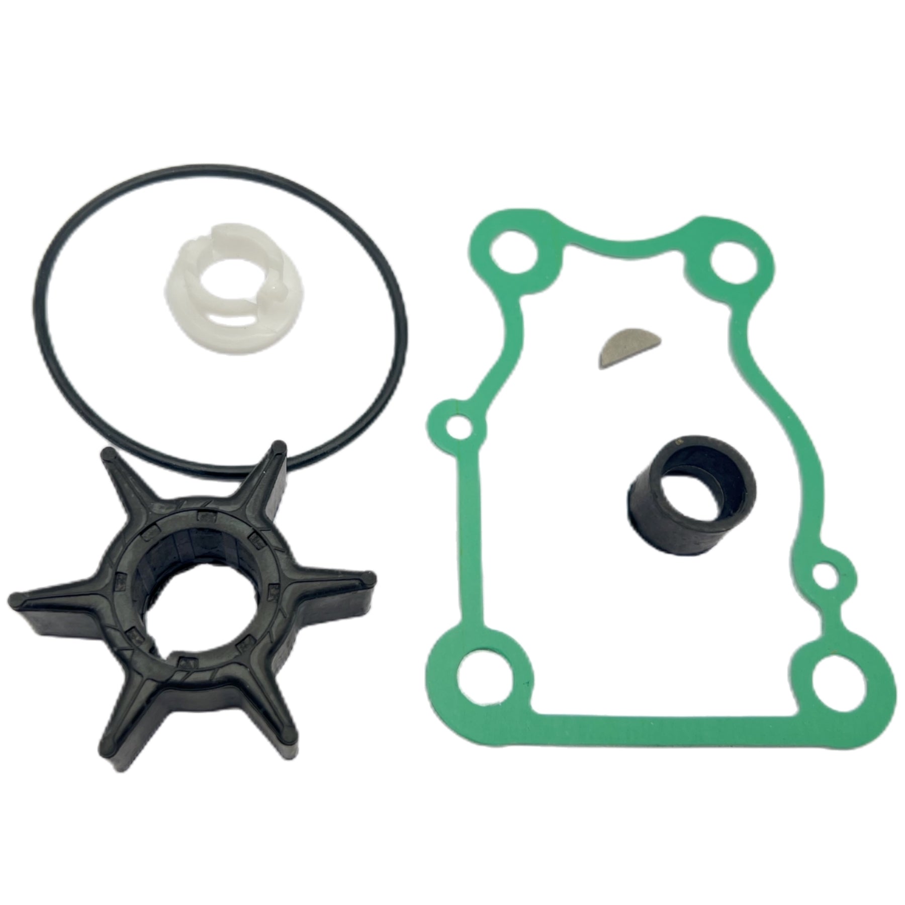 Water Pump Impeller Kit for Yamaha 40 / 50 HP 2-Stroke (1994-05), F40 / F50 / F60 4-Stroke (1996+) 63D-W0078-01
