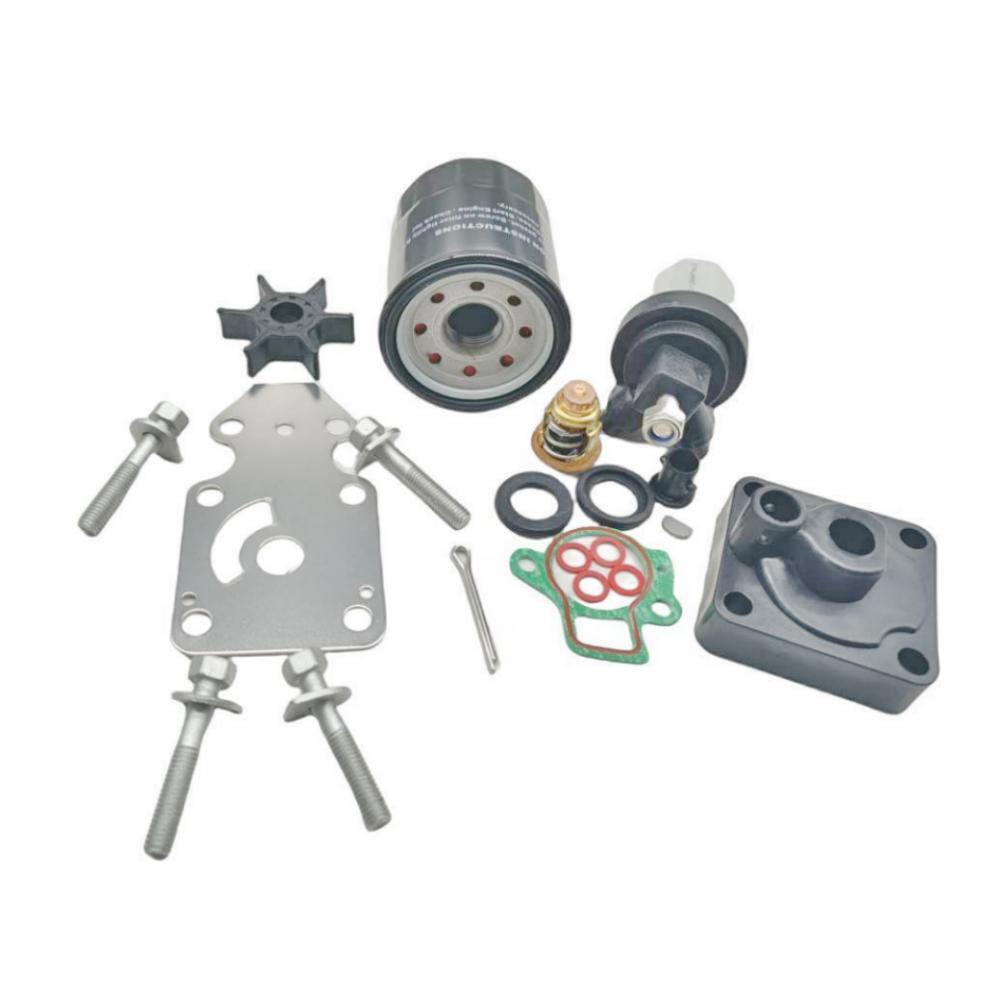Water Pump Impeller Kit for Yamaha 9.9/15 HP (96-00), 9.9/15 HP (04+), F9.9 HP (05), T9.9 HP (05+), F15 HP (98-05) 63V-W0078-01 JLM Marine