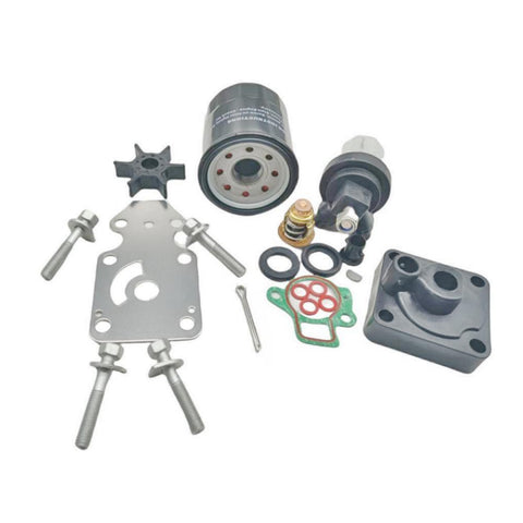Water Pump Impeller Kit for Yamaha 9.9/15 HP (96-00), 9.9/15 HP (04+), F9.9 HP (05), T9.9 HP (05+), F15 HP (98-05) 63V-W0078-01 JLM Marine
